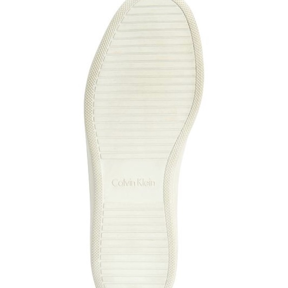 CALVIN KLEIN DANYA BLACK AND WHITE   SIZE 7M - Picture 7 of 8